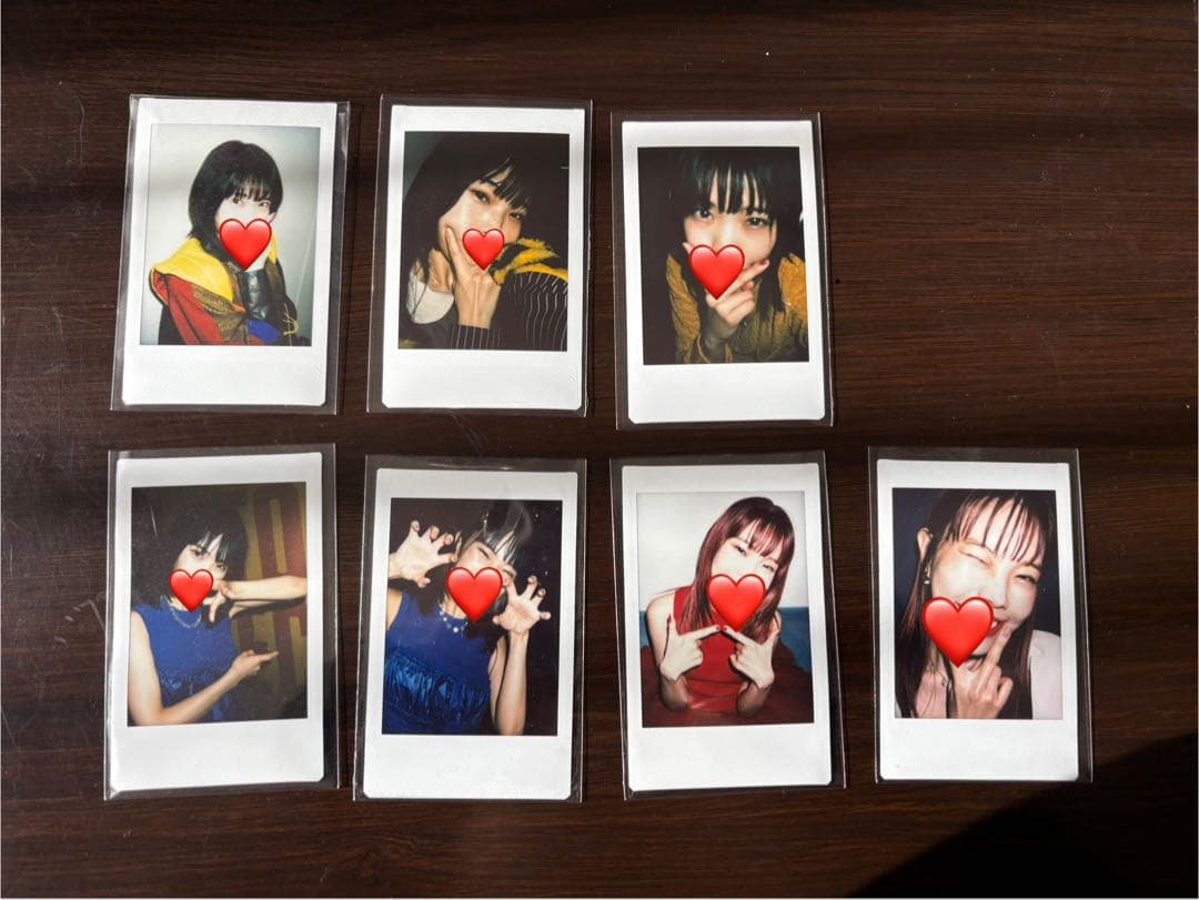 アイナジエンド　チェキ　7枚セット