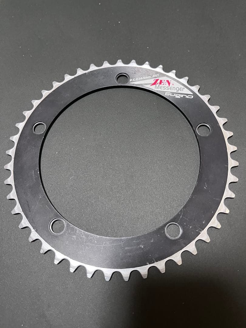 Sugino zen Messenger チェーンリング 45T pcd144