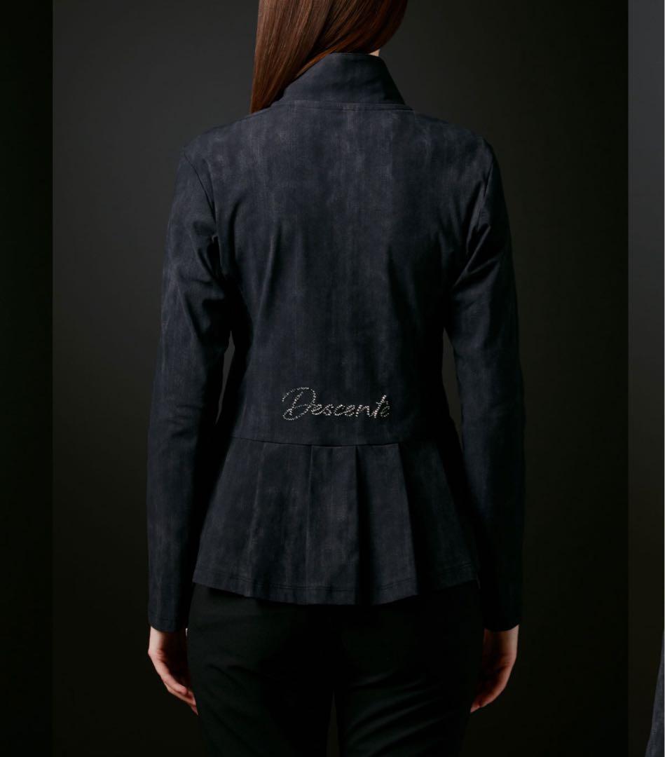 デサントリュクス　プリーツ　ジャケット　スカート　セットアップ　スワロフスキー