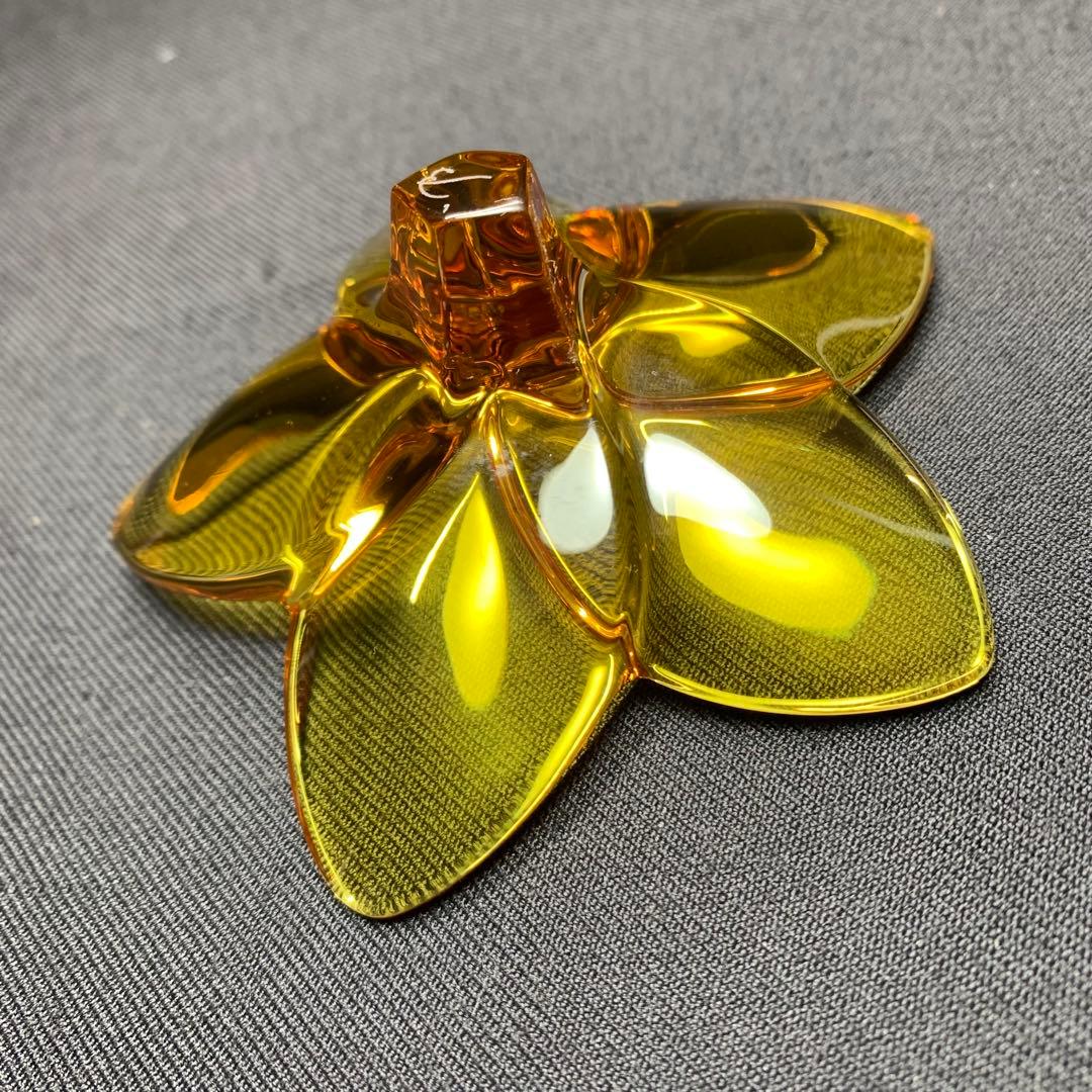 K858⭐︎バカラ クリスタル オーナメント ブルームコレクション オレンジ