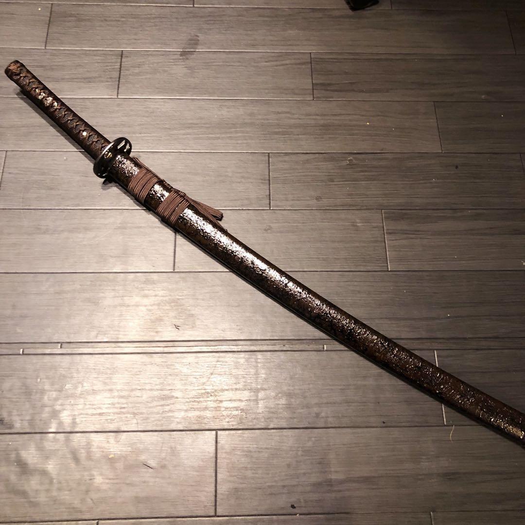 高級模造刀　居合刀　樋入り刀身　茶拵え　亜合金刀身　名刀