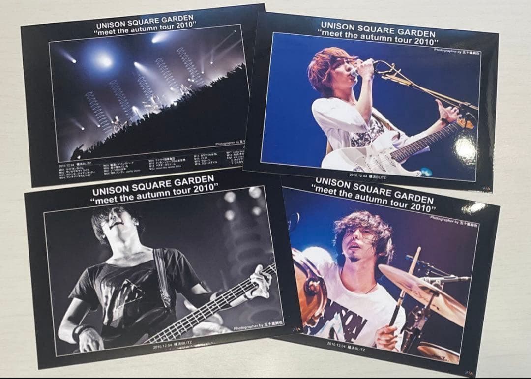 UNISON SQUARE GARDEN ライブ生写真