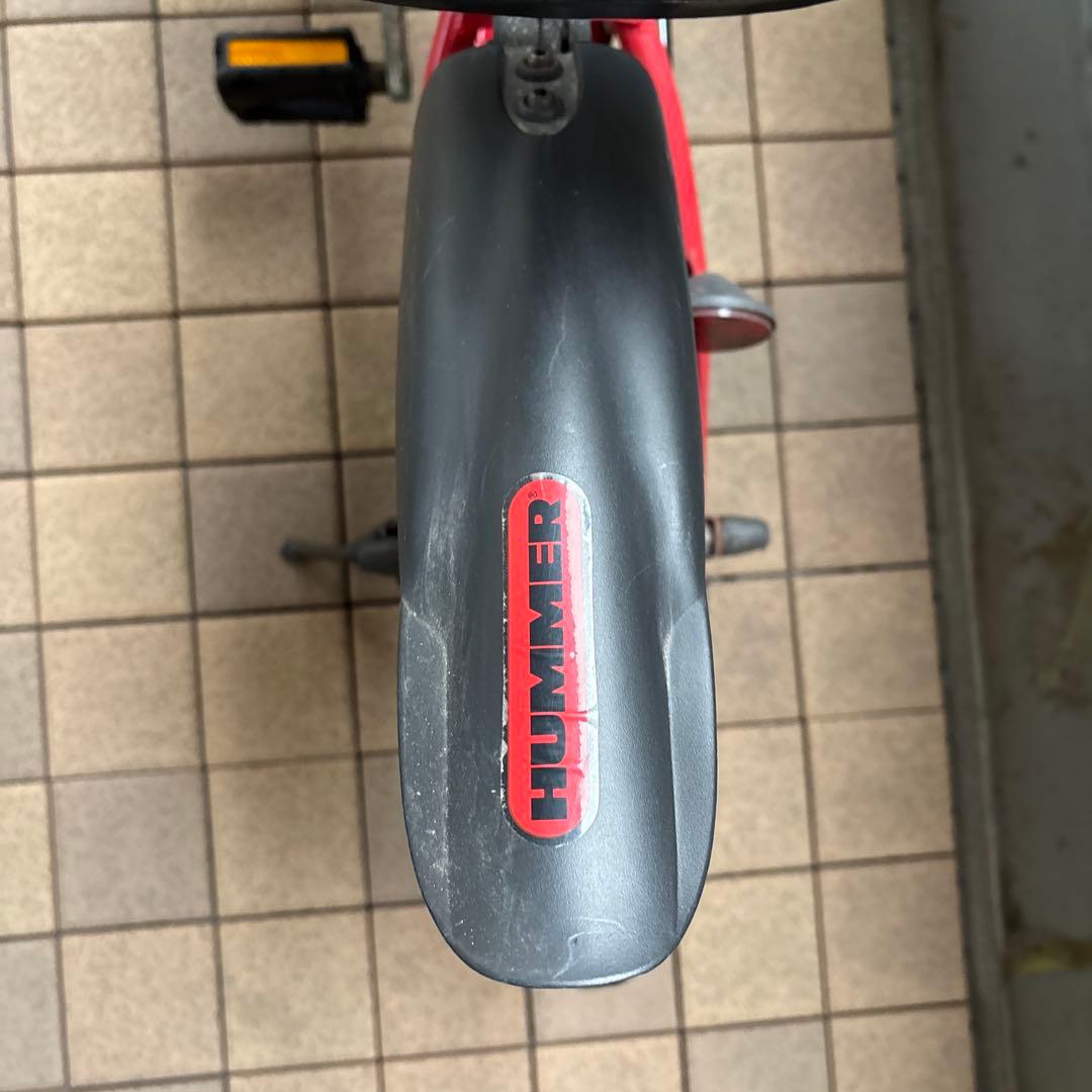 【限界割引価格】ハマーHUMMER子供用幼児用自転車　赤色