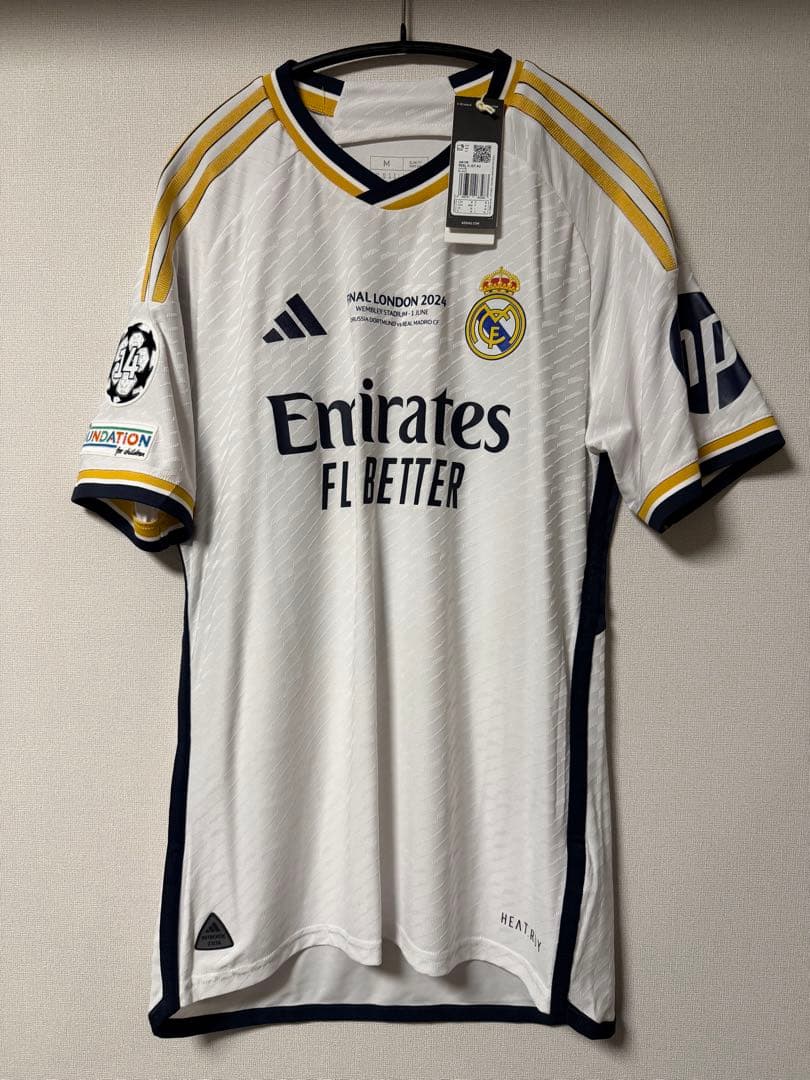 正規品 23-24 レアル・マドリード モドリッチ CL決勝支給品MDT
