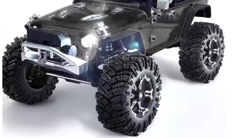 1/12-1/10 アルミ 深リムホイール＆タイヤｘ4 クローラーラジコン