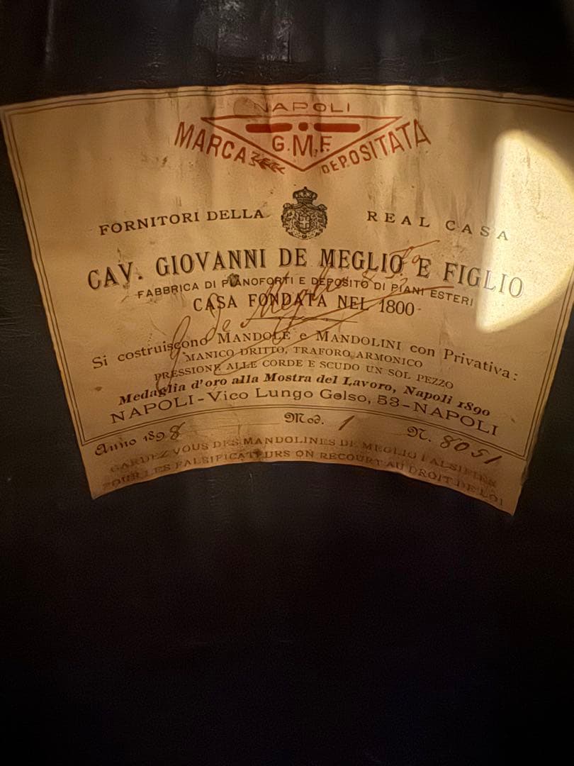 弦楽器 FORNITORI DELLA REAL CASA