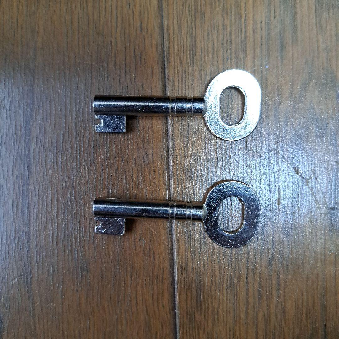 レトロ・アンティーク手提げ金庫 カギ付き