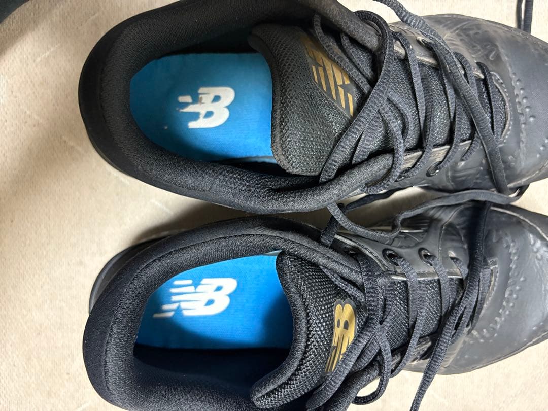 ニューバランス ブラック スパイクシューズ プロ野球支給品 29cm