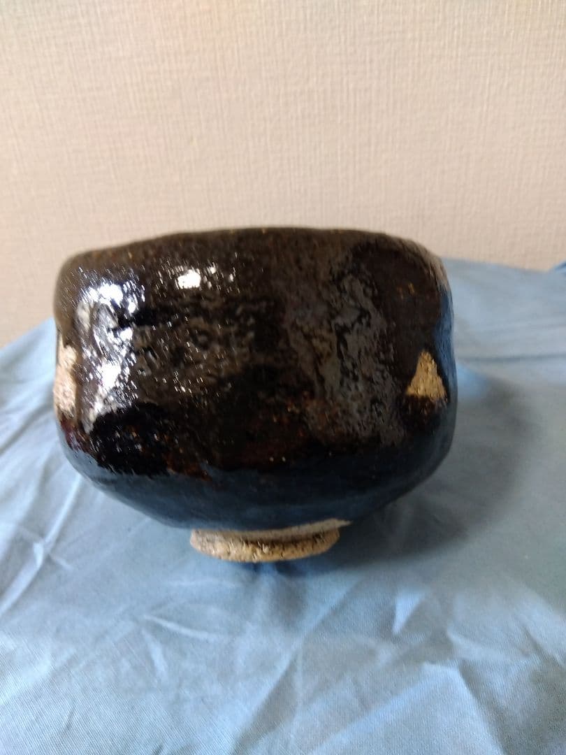 茶道具 楽吉左衛門 了入造 鵬雲斎箱書銘道成寺 淡々斎 箱書 銘柴の庵