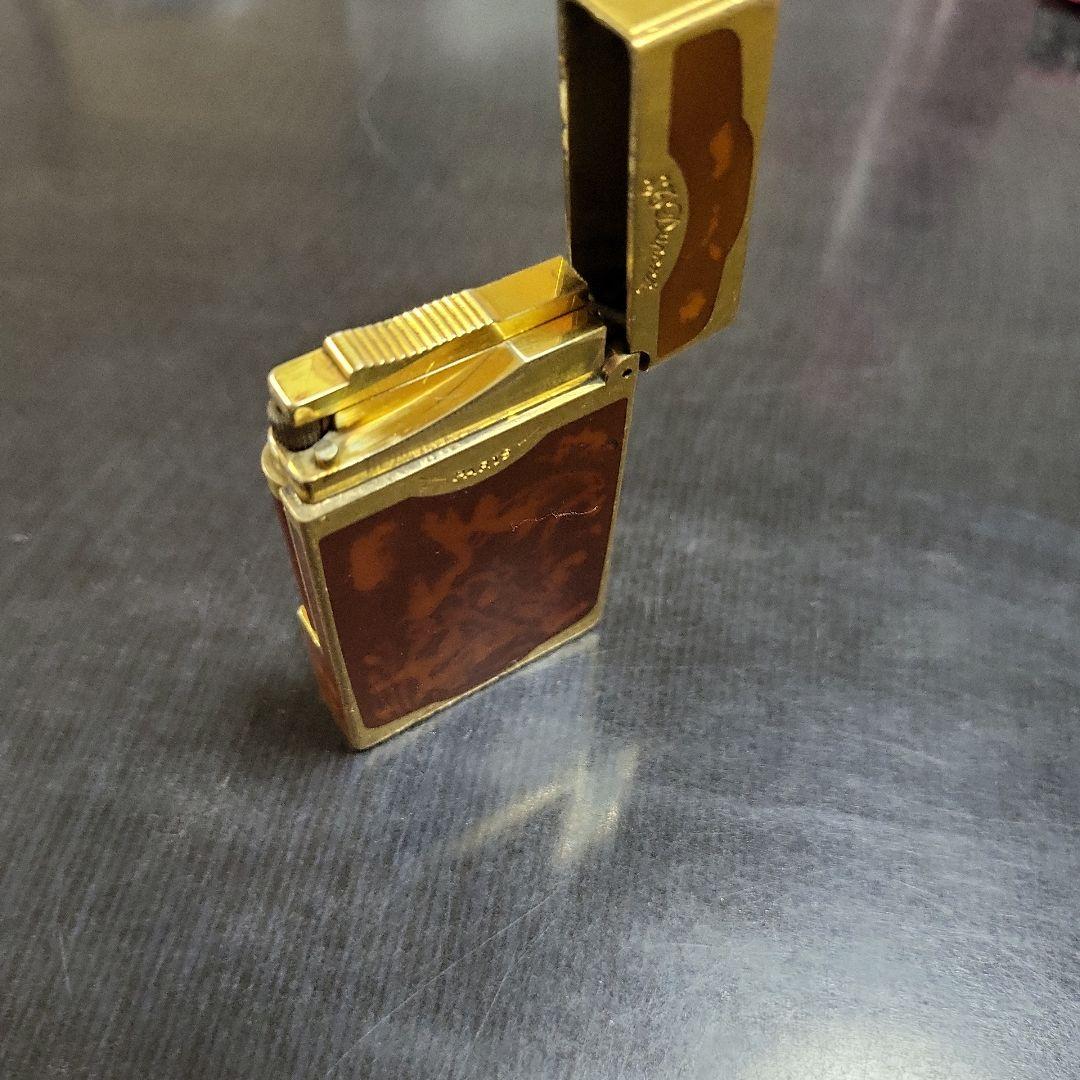 st.デュポン ライン2 マデューロ ダブルバーナー 着火確認済み 漆塗り×金