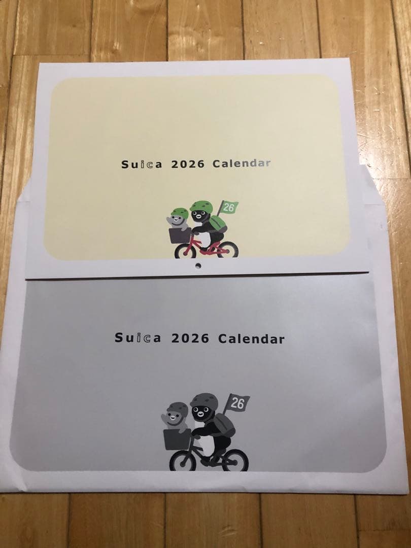 ★非売品★Suica ペンギン2026 壁掛けカレンダー