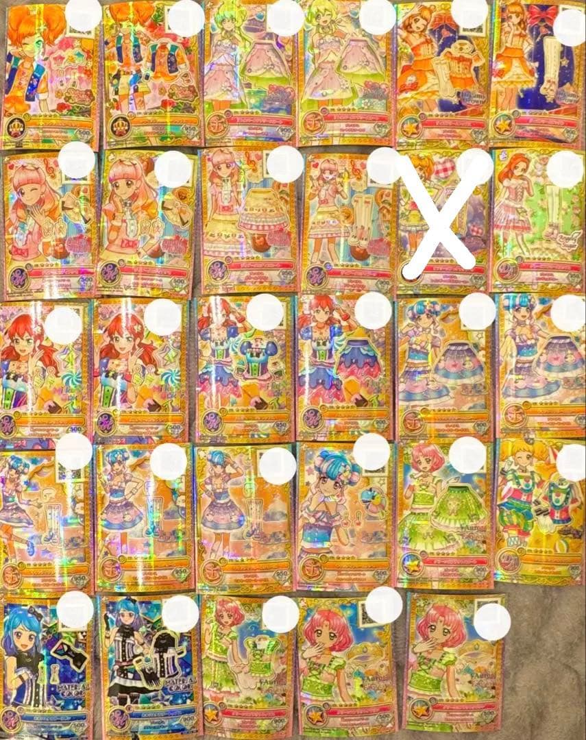 アイカツオンパレード ドリームストーリー 学園PRドレスまとめ売り　63枚