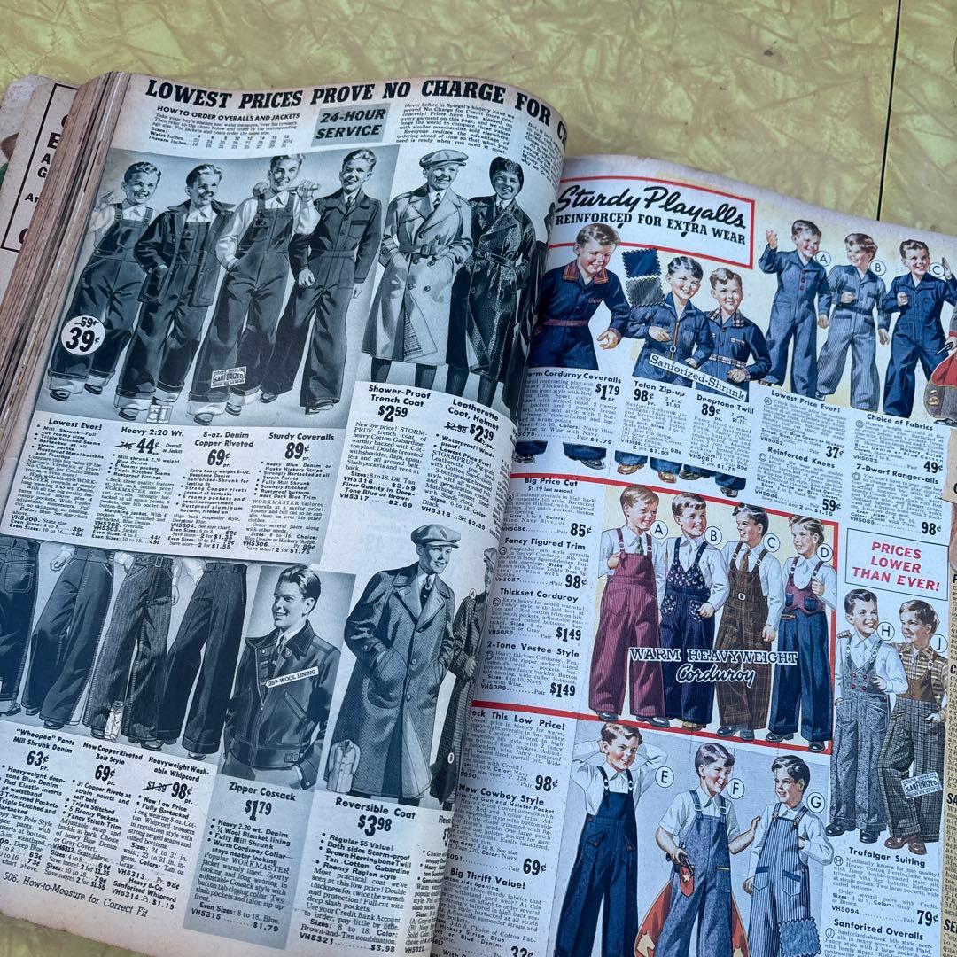 USA VINTAGE 1938年 Spiegelスピーゲルカタログ500ページ