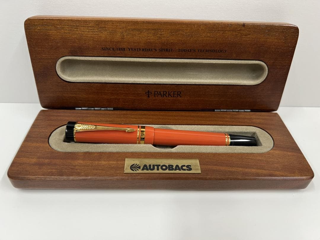 PARKER パーカー デュオフォールドインターナショナル 万年筆オレンジ18k