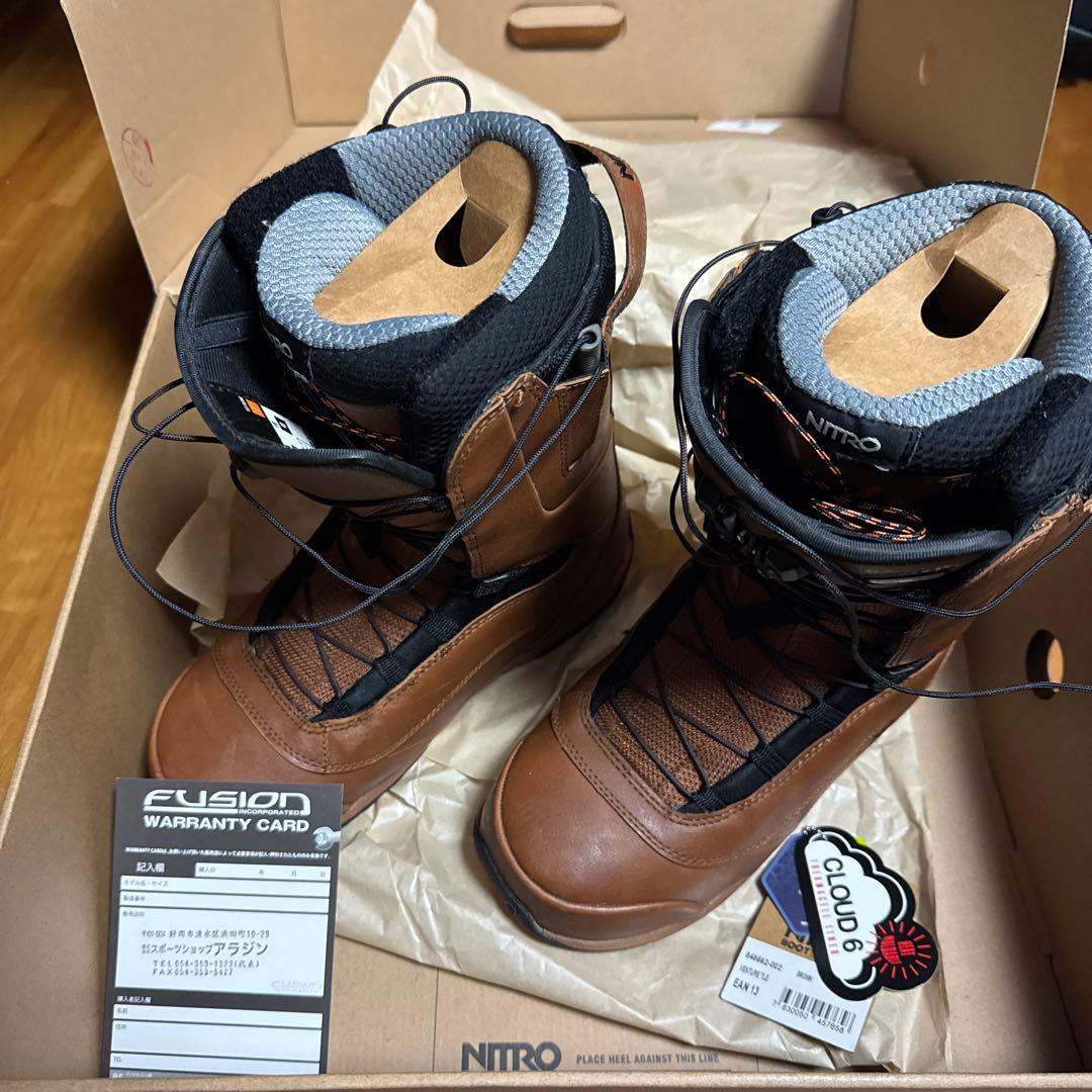 社畜。注意プロフ確認NITRO ナイトロ　スノーボードブーツ ブラウン