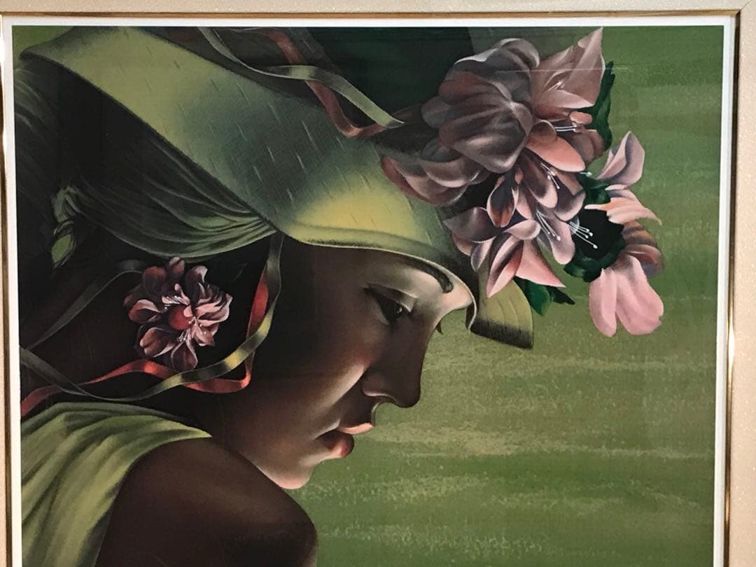 マーティロ・マヌキャン　「春」　シルクスクリーン　直筆サイン・エディション有り