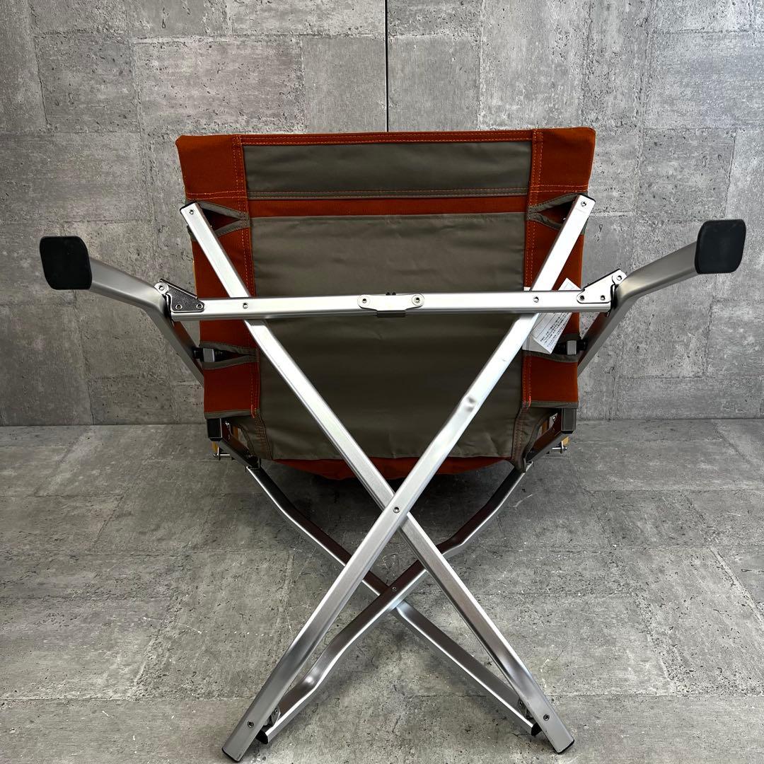 希少カラー/廃盤品 peak ローチェア30 オレンジ 2脚セット