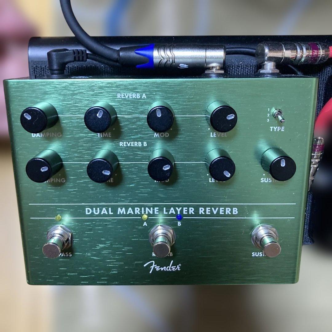 美品！FenderエフェクターDUAL MARINE LAYER