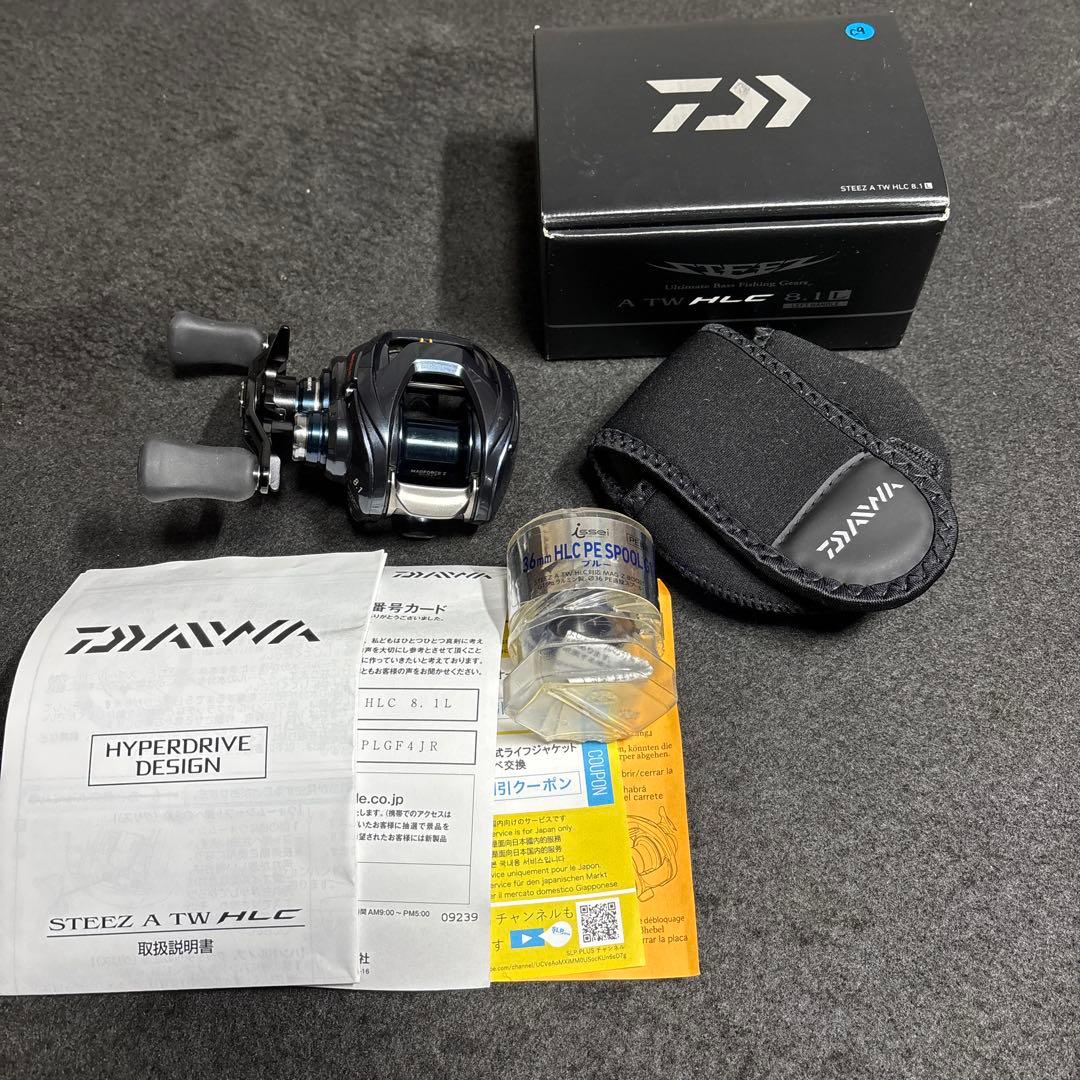 DAIWA STEEZ A TW HLC 8.1L左　イッセイスプール付