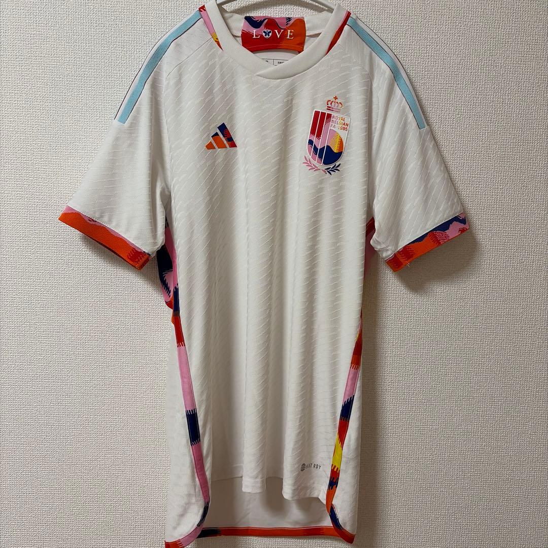 adidas　ベルギー代表　2022年　半袖　オーセンティックユニフォーム