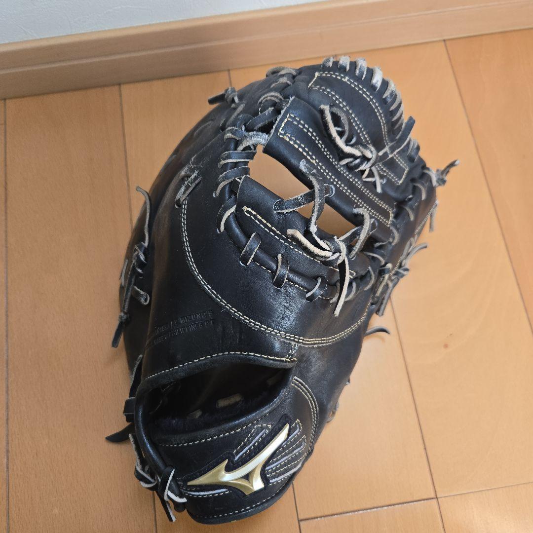 Mizuno Global Elite 軟式グローブ　ファーストミット 黒