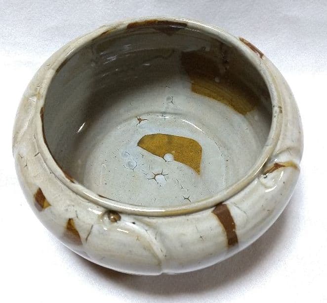 茶道具 水指 捻梅水指 松阪 萬古焼 佐久間勝山 表千家 即中斎好