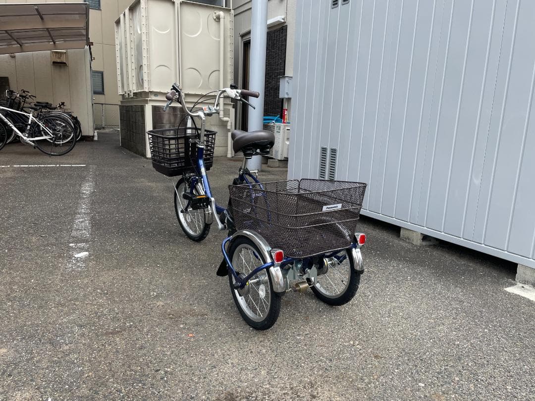 電動アシスト三輪車　ビビライフ BE-FU831-V [Pファインブルー]