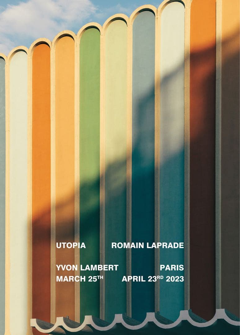 日本未入荷 Romain Laprade 希少なParis展覧会ポスター