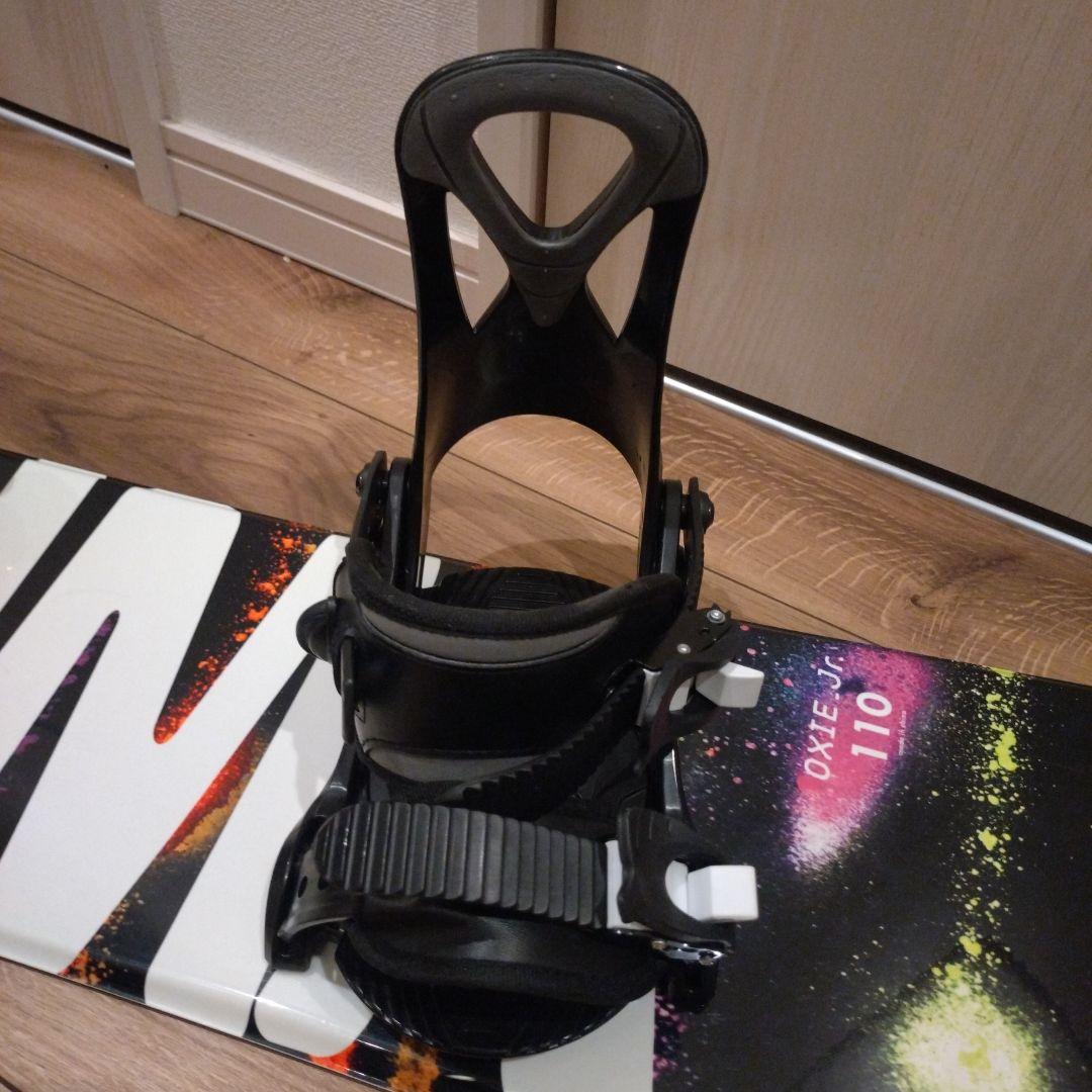 【良品】子供用スノボード板ビンディングセット　ZUMA 110