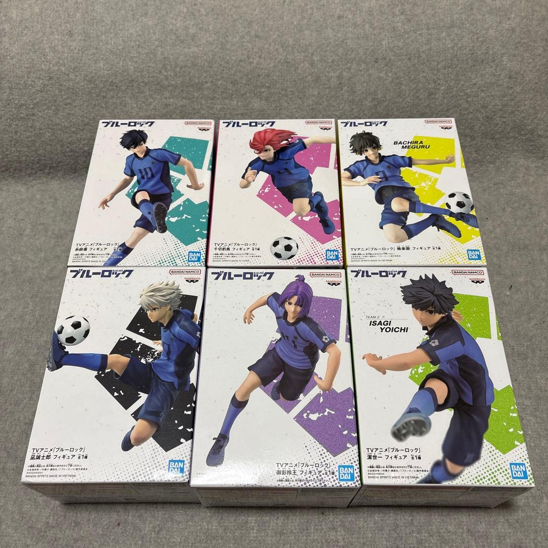 ブルーロック　フィギュア　6種セット　潔　蜂楽　凛　玲王　凪　千切