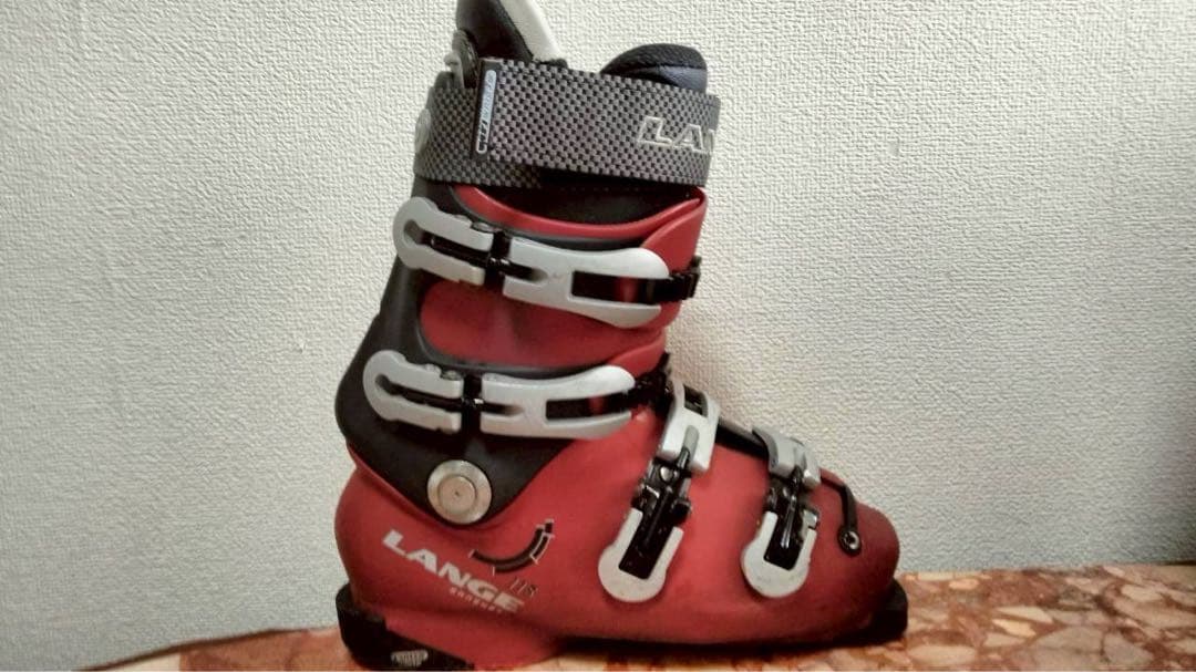 LANGE スキー ブーツ 赤