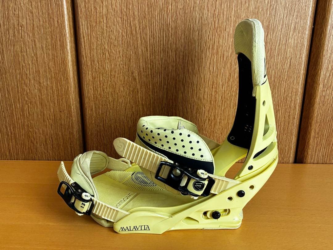 バートンBURTONバインディング【マラビータ（メンズS）】イエロー