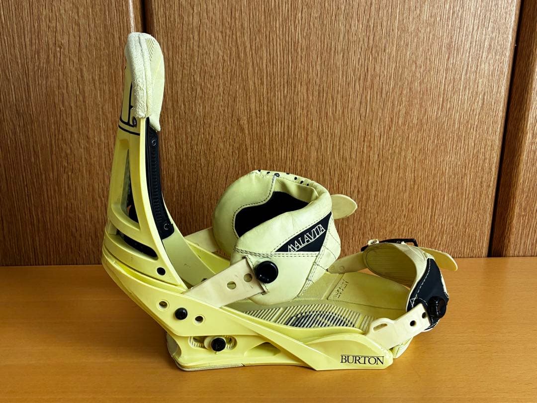 バートンBURTONバインディング【マラビータ（メンズS）】イエロー