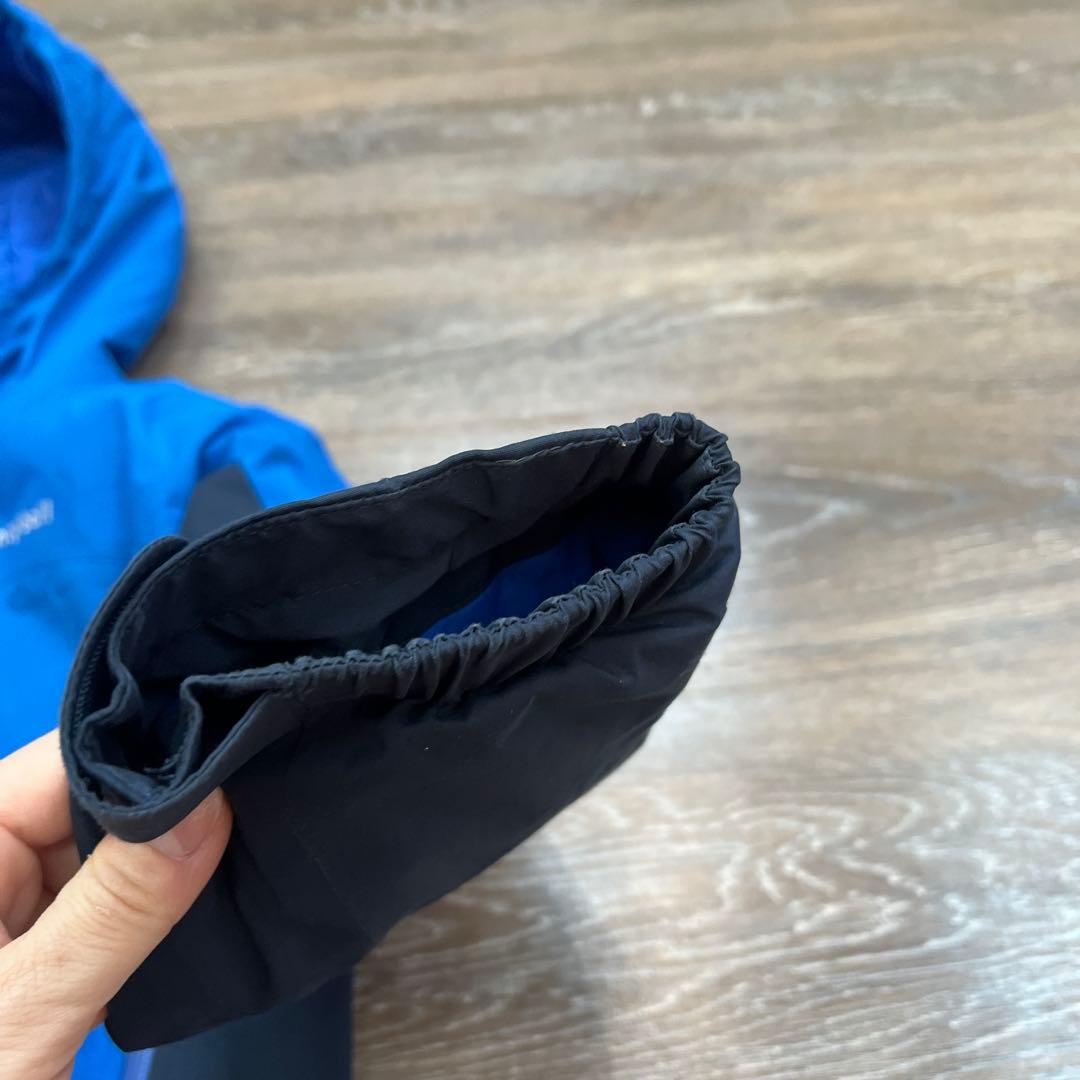 パウダーステップパーカ　140 ブルー　モンベル男の子　女の子