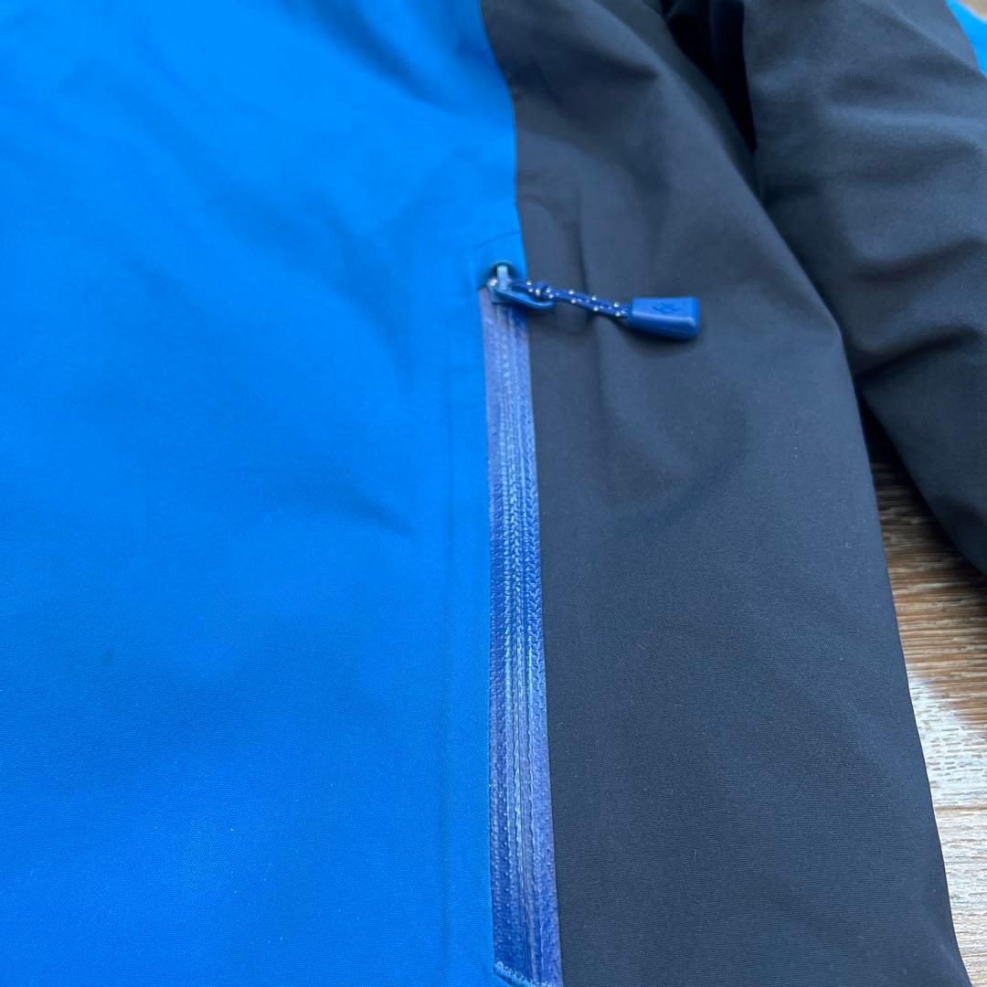 パウダーステップパーカ　140 ブルー　モンベル男の子　女の子