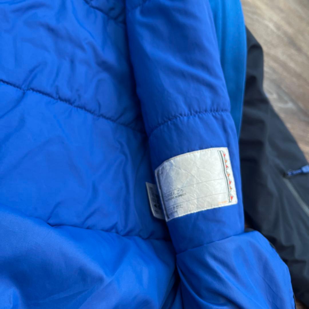 パウダーステップパーカ　140 ブルー　モンベル男の子　女の子