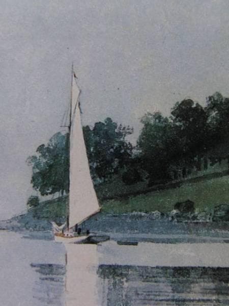 ウィンスロー・ホーマー、YACHT IN A COVE, GLOUCESTER