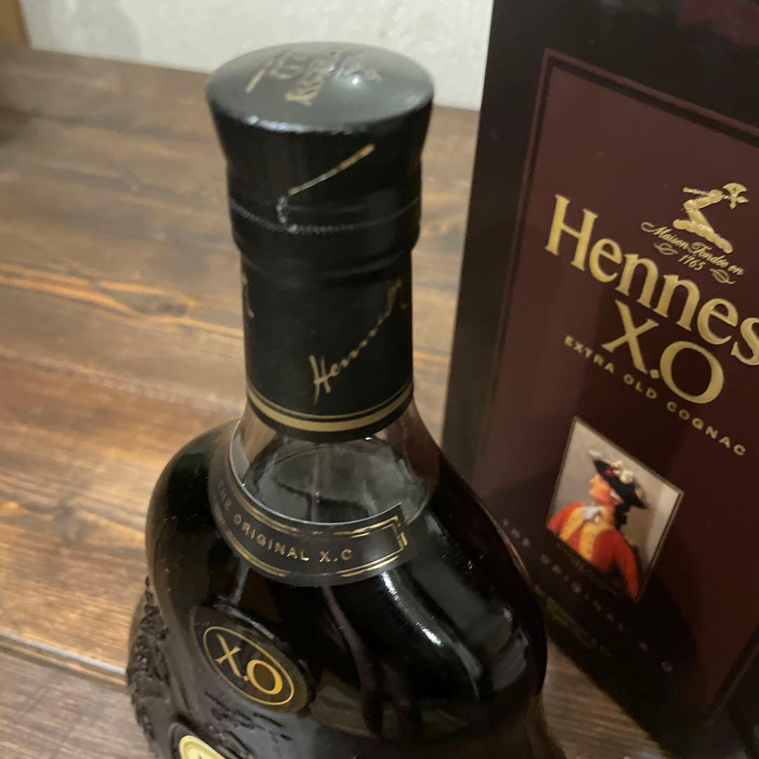Hennessy ヘネシー XO 黒キャップ ブランデー コニャック DH0