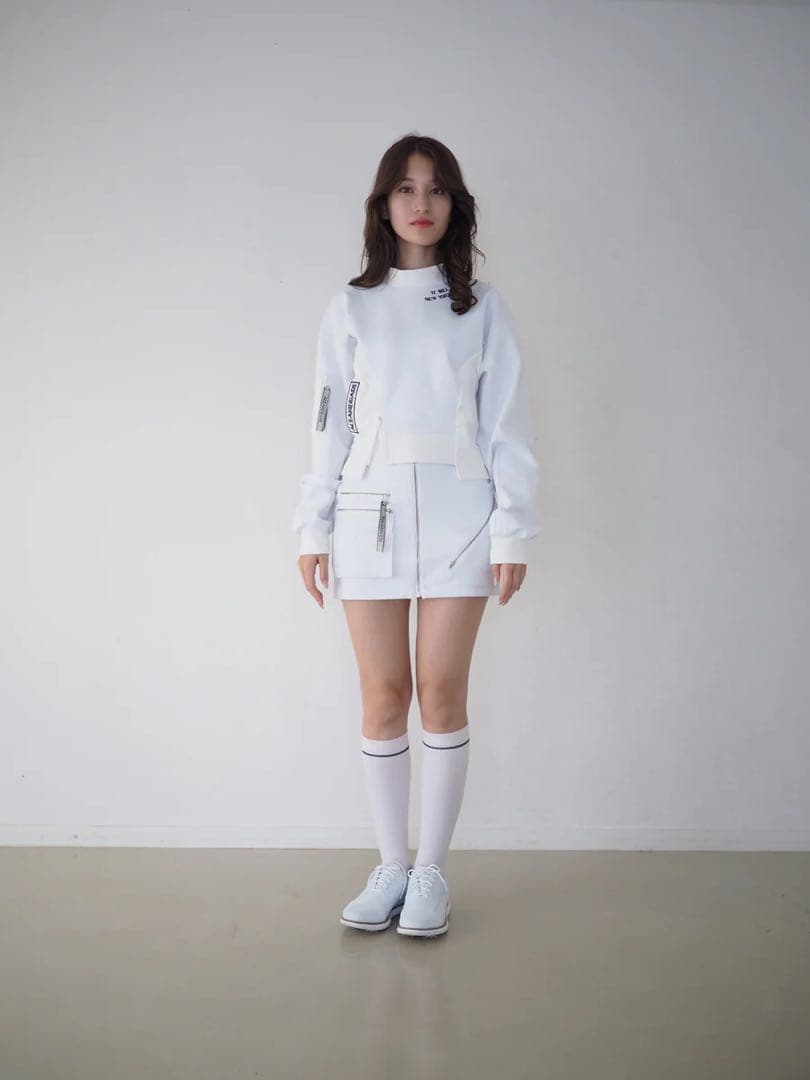 DUMBO WORK POCKET TOPS / WHITE ゴルフウェア