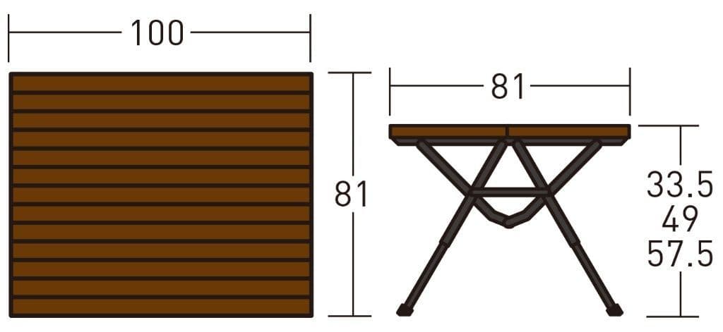 新品︰オガワ 3High&Low Table ロングII ロングテーブル