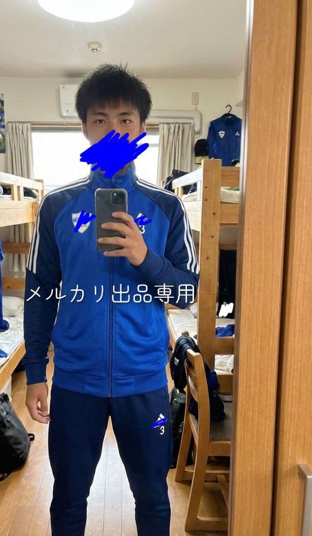 青山学院大学サッカー部　ユニフォーム　M ジャージ　セット販売　ブルー