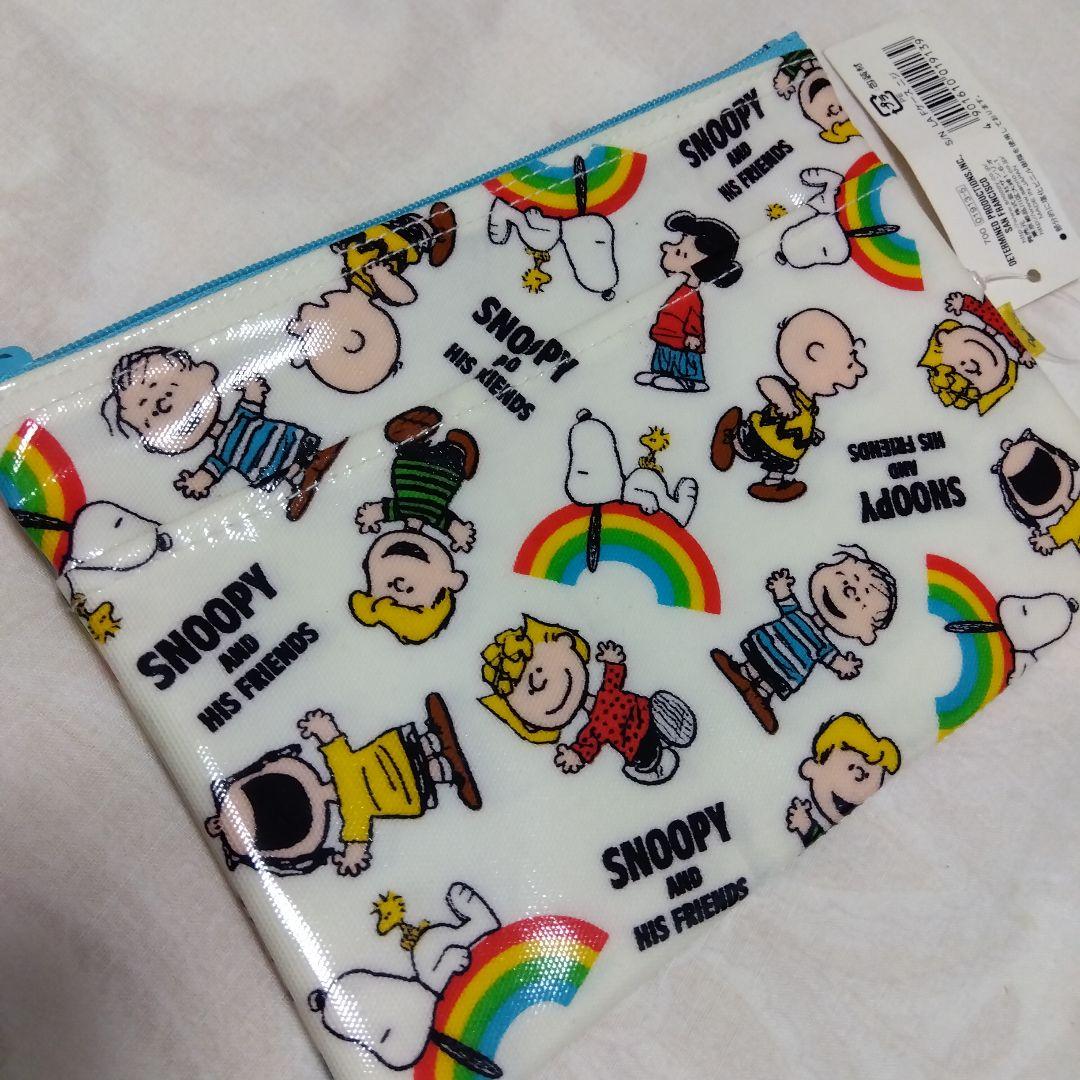 スヌーピー 虹柄ポーチ 日本製 貴重な品 レトロ ヴィンテージ
