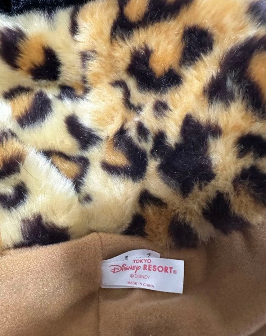 ディズニーミニーファンキャップ レオパードヒョウ柄2色+水玉1セット