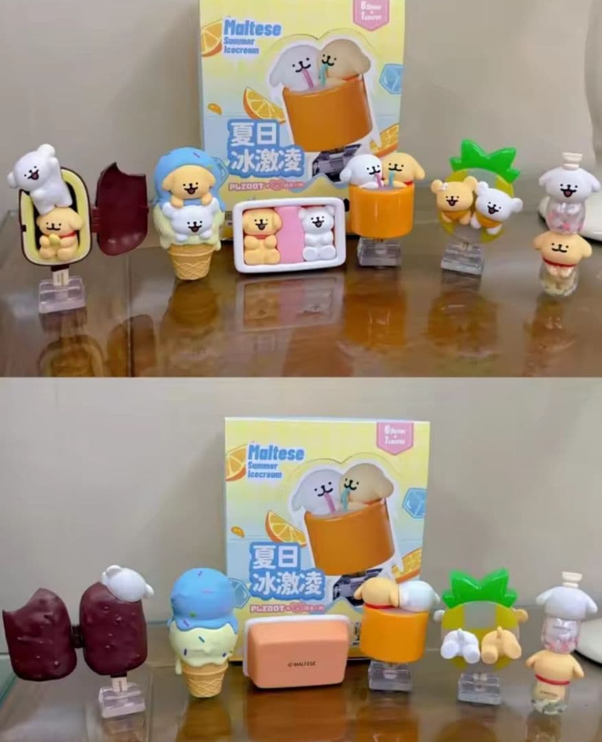 モルチーズ　Maltese　夏　サマーアイスクリーム　フィギュア　boxセット