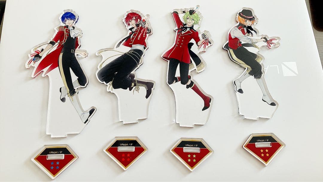 Marginal#4 アクリルスタンド 4体セット　色紙付き