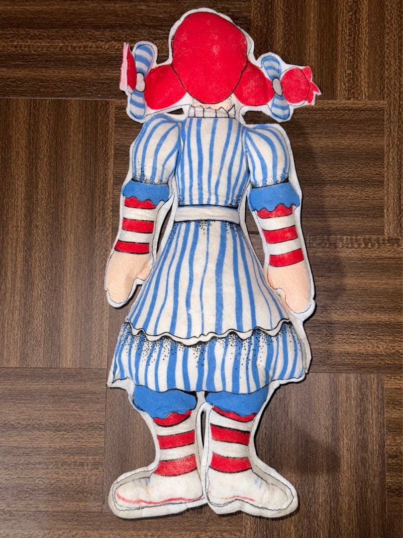 1970年代 初頭 アメリカ ウェンディーズ ぬいぐるみ アドバタイジング レア