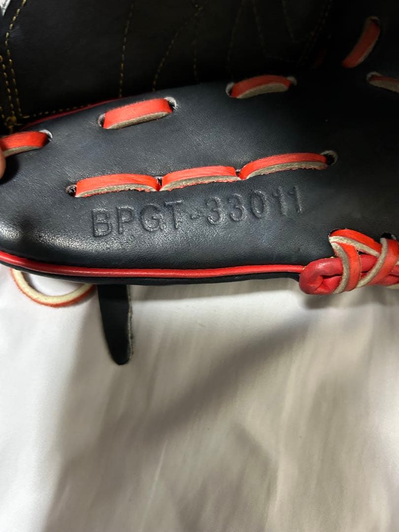 ZETT 硬式野球グローブ 黒/赤