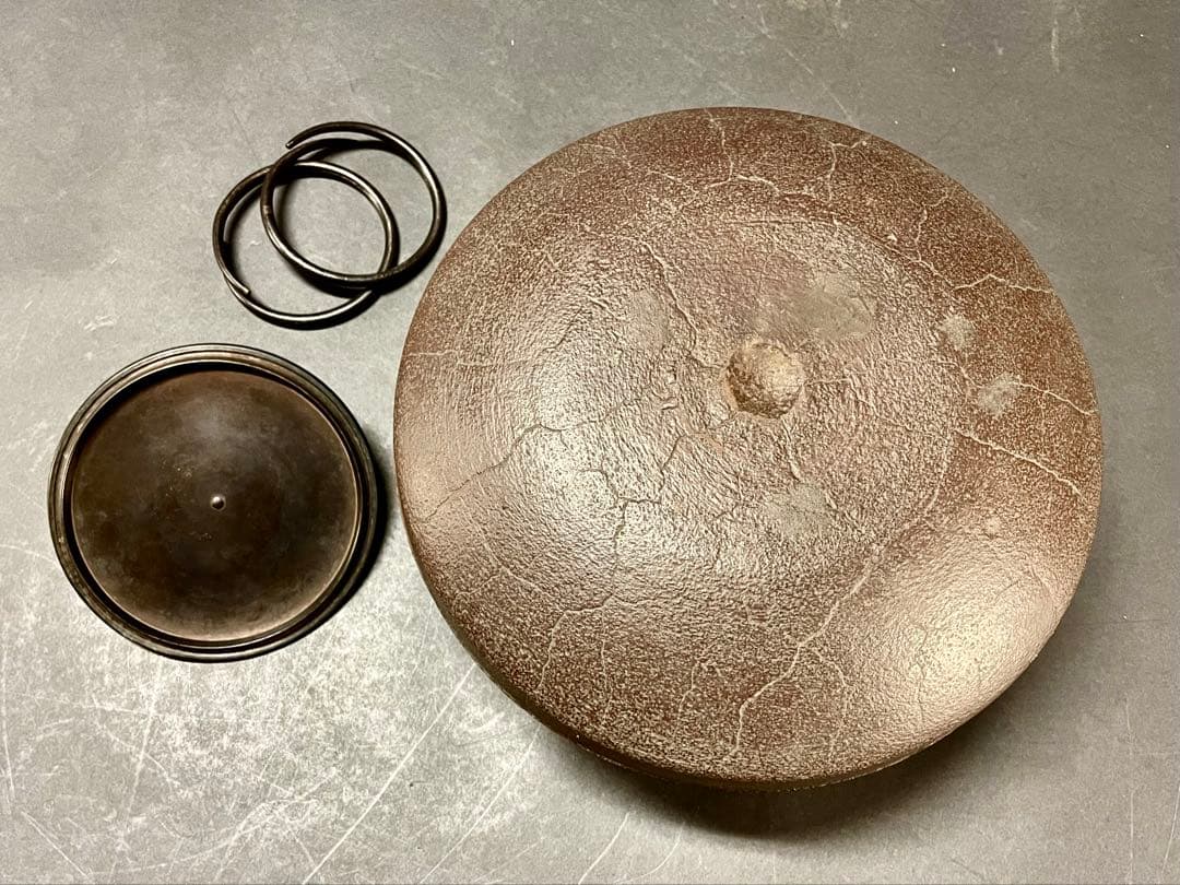 割引❣️「母」 古天命写 はじき肌 十五口平丸釜 門脇喜平 共箱 （306F①）