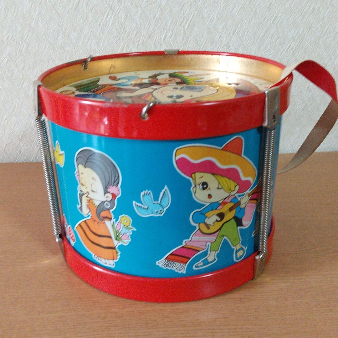 昔の懐かしい太鼓のおもちゃ