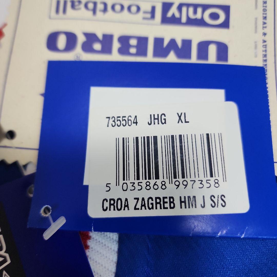 98-99 クロアチアザクレブ ユニフォーム カズ 三浦知良 新品未使用タグ付